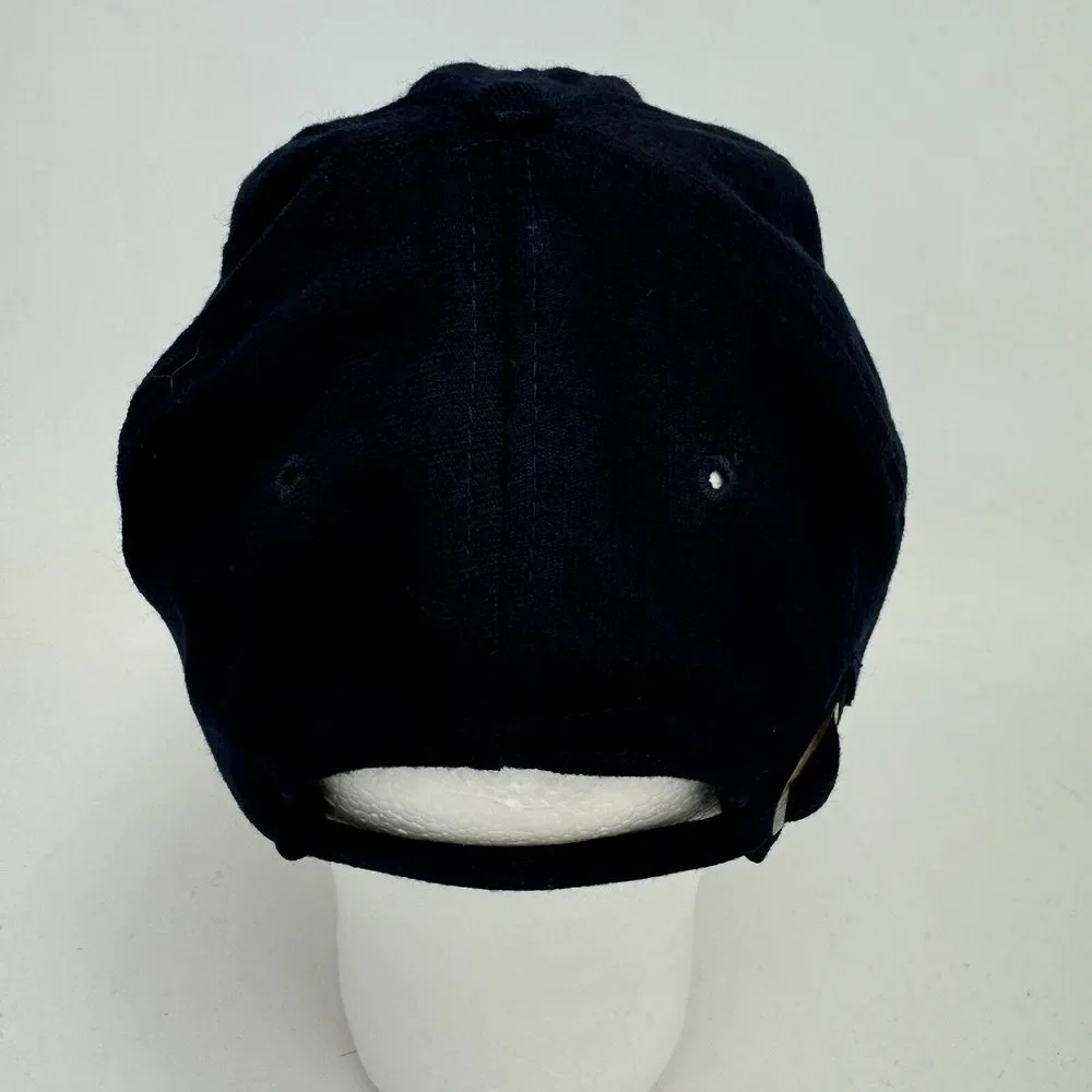 Vintage FDNY Blue Strapback Hat USA Made 90s Used Condition Dad Street Wear Cap